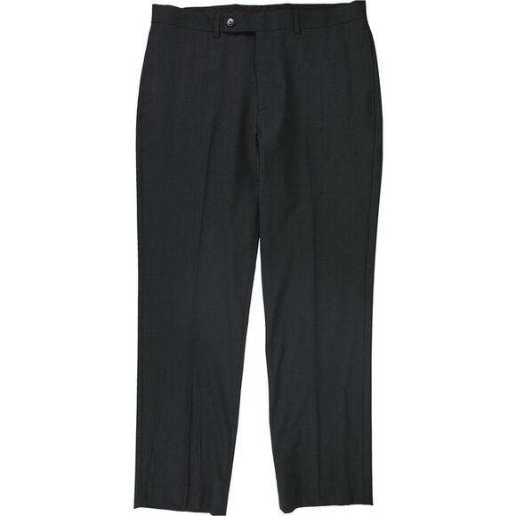 Calvin Klein Mens Wool Blend Dress Pants Slacks, Grey, NWT